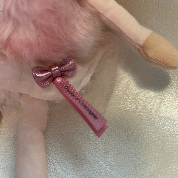 FAO Schwarz Pink and White Stuffed Animal Plush Doll - Picture 3 of 5